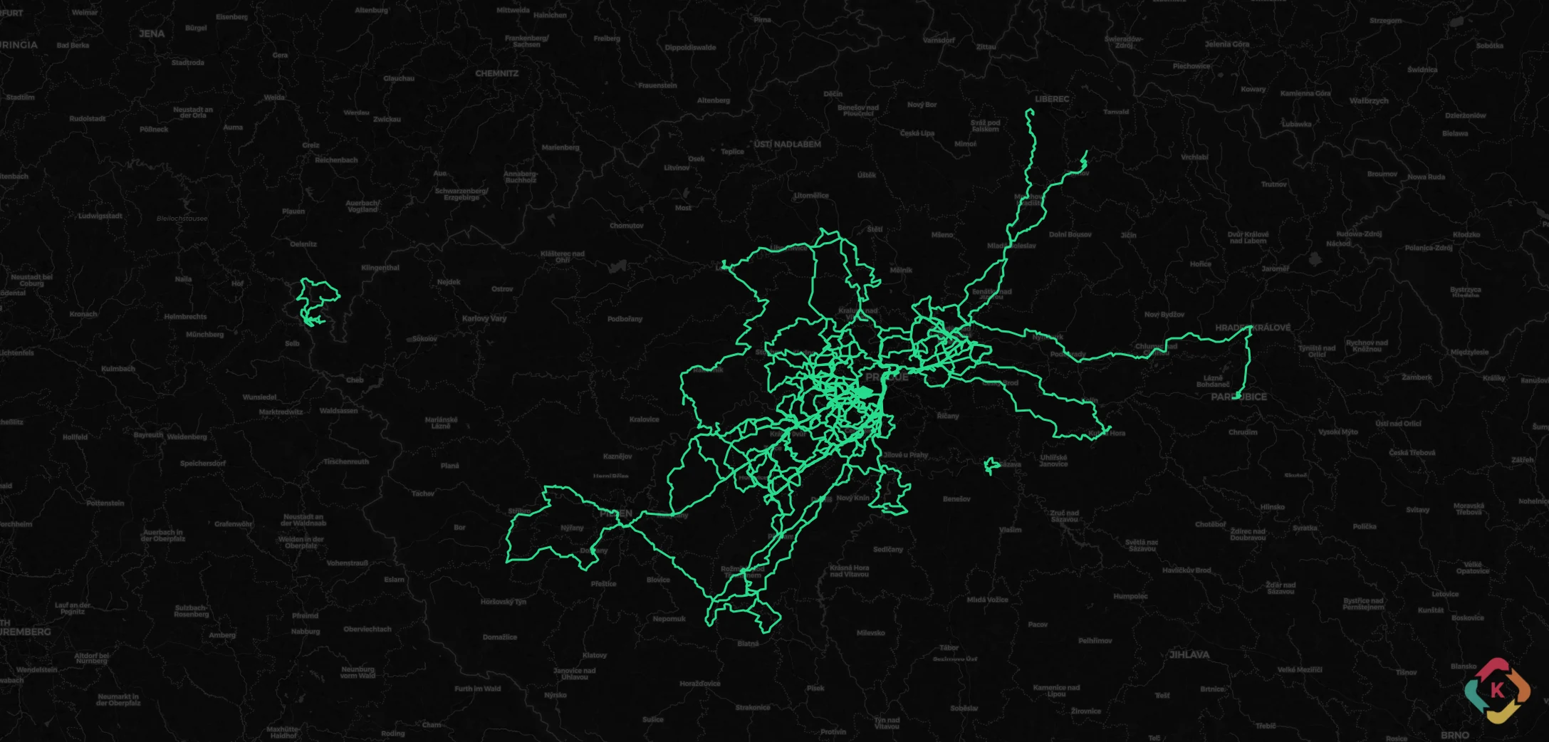 CARTO (Dark Matter) Screenshot