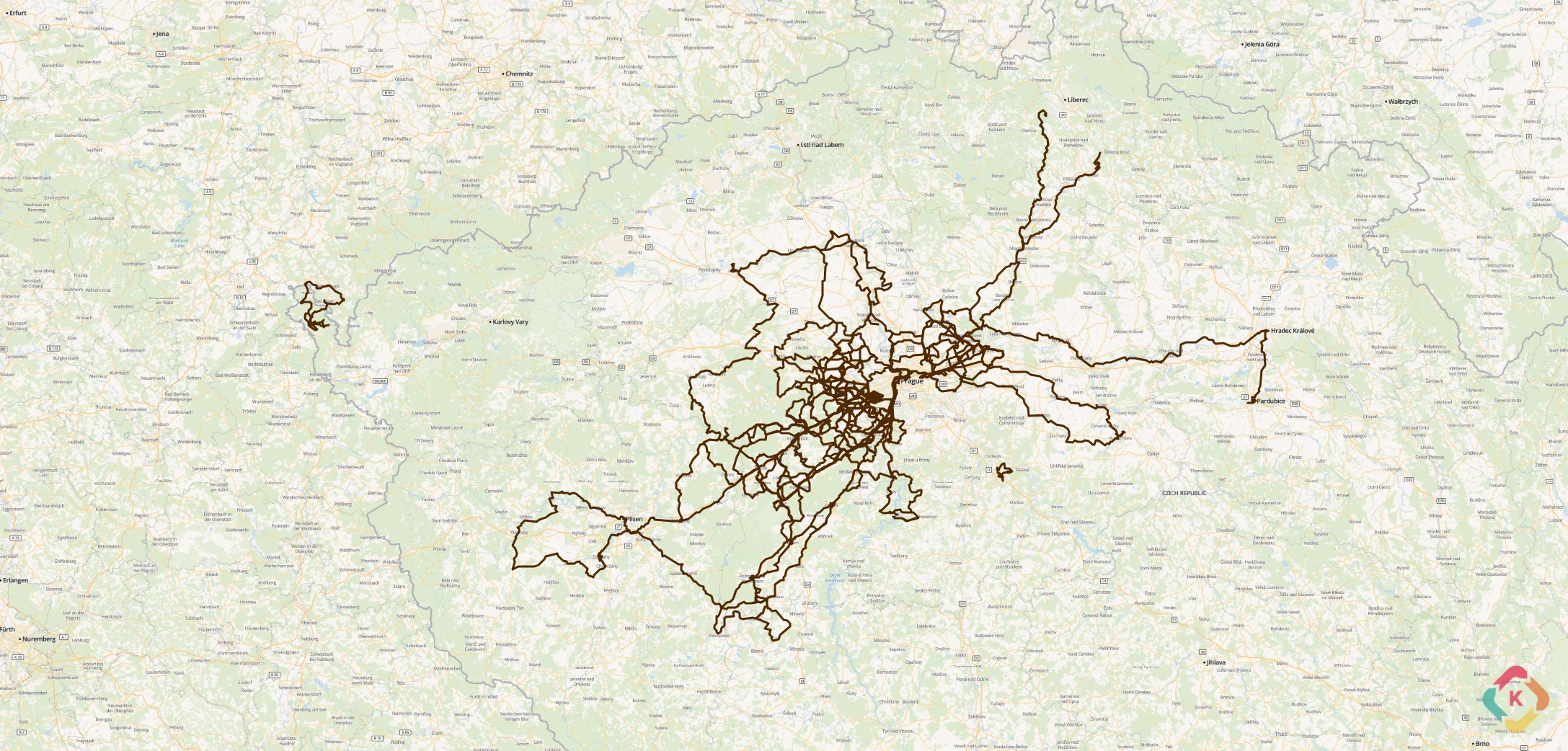 MapTiler (Bright) Screenshot