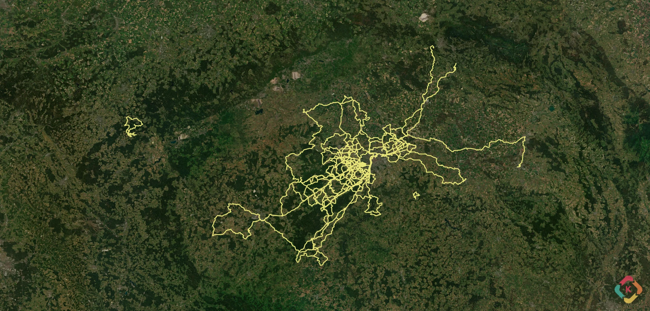 MapTiler (Satellite) Screenshot