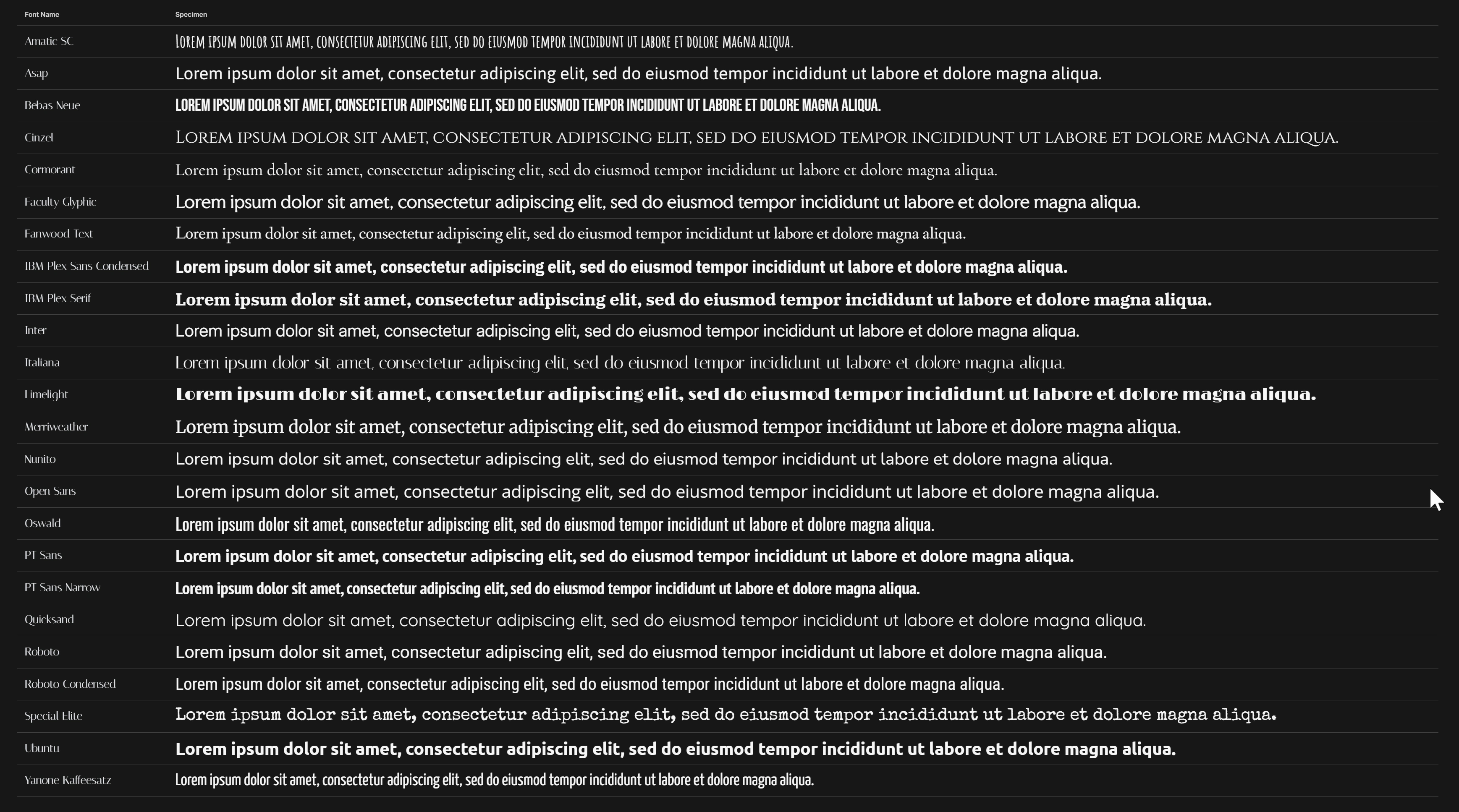 Kinetiqo Typography Overview