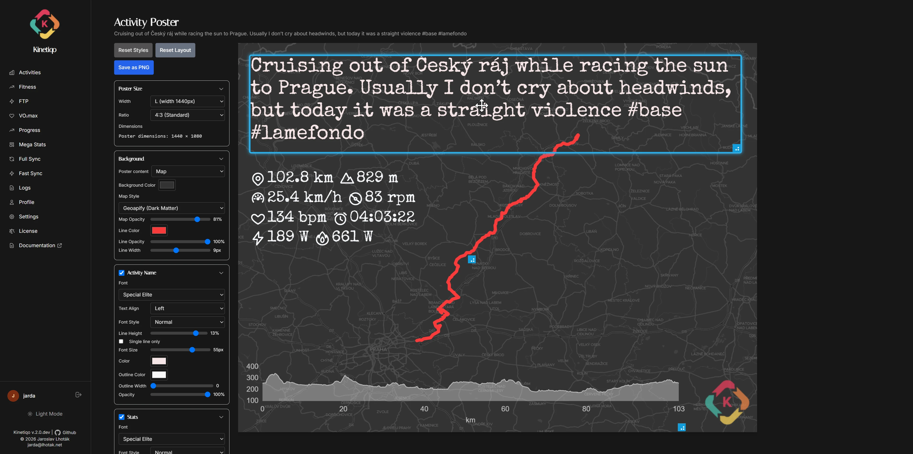Interactive Leaflet Map Poster Mode